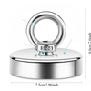 Fishing Magnets, Strong Magnets, Heavy-duty Rare Earth Magnets, Large Magnets, And Magnets with Handles, Suitable for Labels, Shops, Lifting, And Picking Up