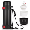 3Large Thermos Flask Capacity Travel Coffee Water Insulated Stainless Steel