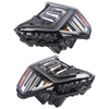 2Pcs LED Headlamp LH & RH for GMC Sierra 1500 Denali, Denali Ultimate, SLT 2022-2024 85604120, 85604119