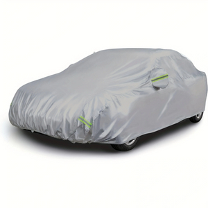Universal Car Cover, Sunscreen And Dustproof Universal Car Cover, Suitable for Large Cars Measuring 450 * 140 * 130cm（Grey）