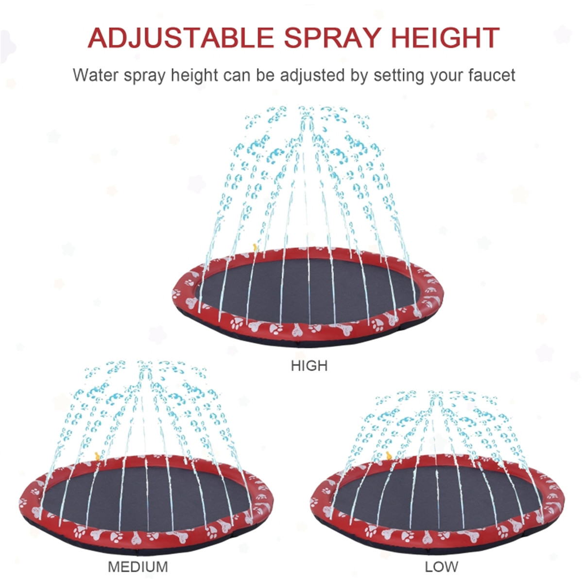 170CM Pet Splash Sprinkler Pad