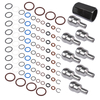 Oil Rail Leak Repair Kit Tool O-rings + Injector + Copper Crush Washers for Ford 6.0L 2003-2010