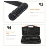 1:78 Torque Multiplier Wrench 5800N Heavy Duty Torque Multiplier Wrench Set Lug Nut Remover Wrench with Case Labor Saving Wrench Tool for Truck Trailer RV