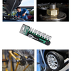 11-piece Ratchet Socket Driver Set Chrome Vanadium Steel Mirror Auto Repair Car Extension Set Small Medium Large Set