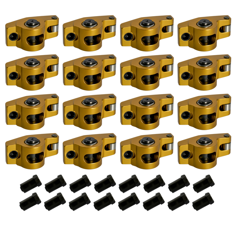 Aluminum Roller Rocker Arms Set 7/16 Inch Stud 1.5 Ratio for Chevrolet SBC 307 350 400