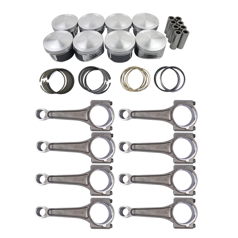 Pistons Connecting Rods Kit For 03-08 Chrysler 300 Dodge Charger Jeep Ram 5.7L 5086002AA 5086002AB 5086010AB 5086011AB 53021538AD 53021539AD