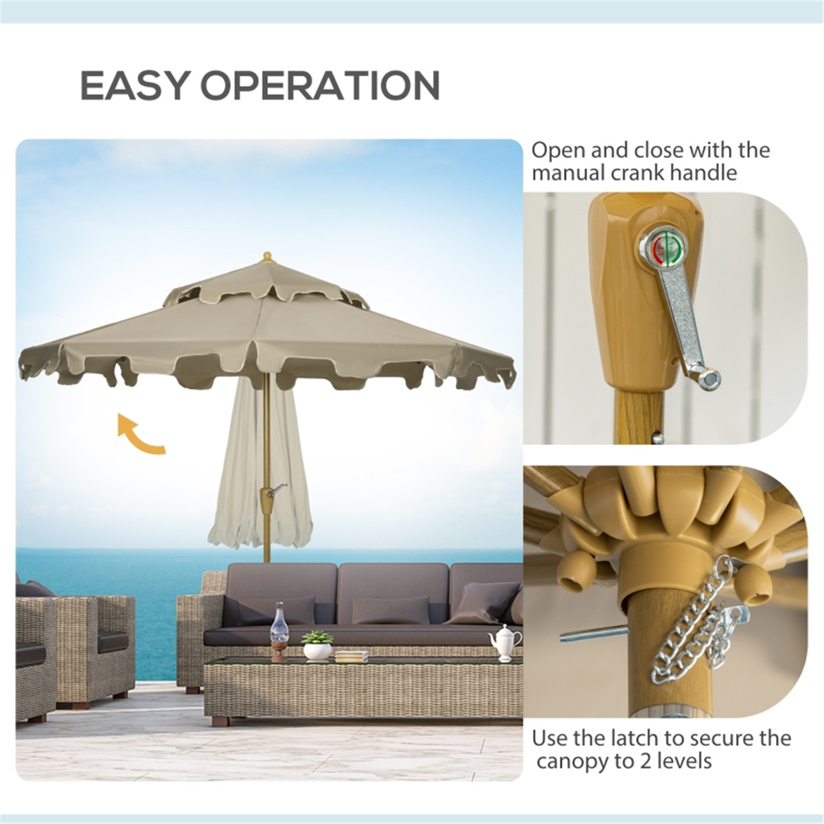 Outdoor Beach Umbrella 