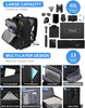 Large Travel Backpack for Women Men Carry on Backpacks Waterproof Flight Approved Personal Item Bags Luggage Backpacks Fit for 17 Inch Laptop Business Work