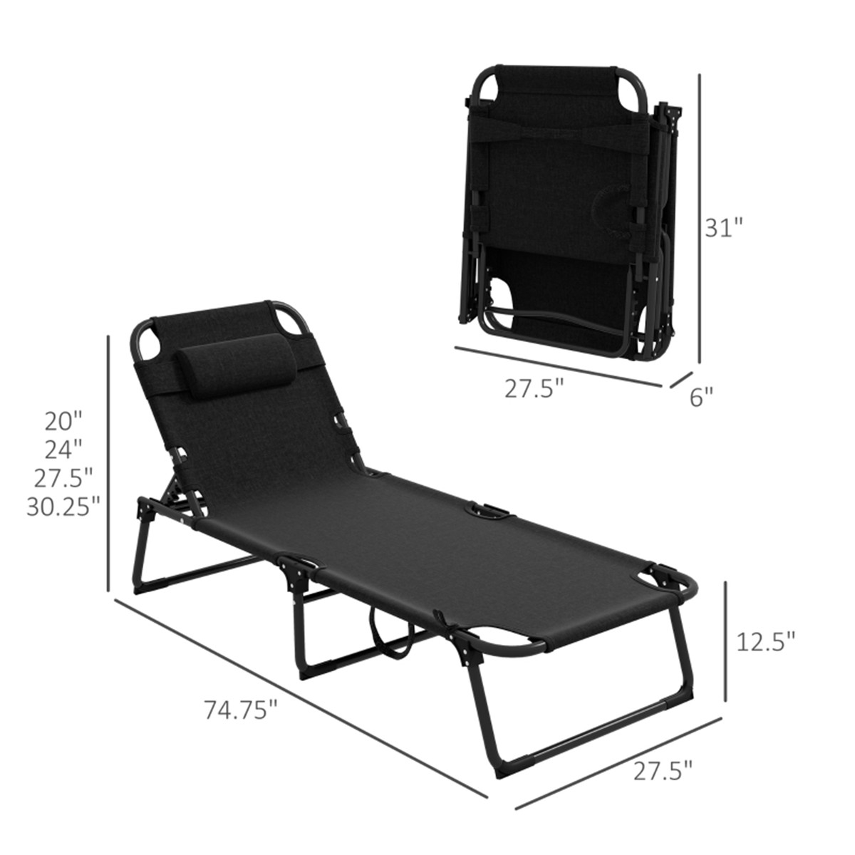 Folding Lounge Chairs / Beach Chair