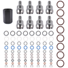Oil Rail Leak Repair Kit Tool O-rings + Injector + Copper Crush Washers for Ford 6.0L 2003-2010