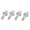 4X Wheel Nuts Bolts Fit For Citroen Peugeot 206 207 208 308 407 3008 17mm HEX UK