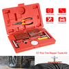 Universal heavy-duty tire repair kit | 58 piece set | Fixed perforations and plug surfaces | Perfect for cars, trucks, motorcycles, ATVs, jeeps, off-road vehicles, RVs, tractors(No shipments on weeken