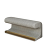 Entryway Bench Leather Upholstered Ottoman with LED Sensor Light for Living Room ,bedroom,end of Bed