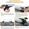 2pcs universal roof rack crossbars, suitable for trackless cars, bicycles, kayaks, skis, canoes, cargo baskets, luggage racks, with a load capacity of 165 pounds