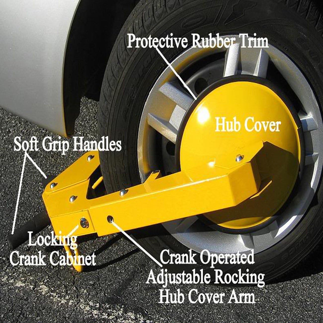 Anti Theft Wheel Lock Clamp Boot Tire Claw Parking Car Truck RV Boat Trailer【No Shipping On Weekends, Order With Caution】