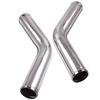 2.5 Inch Universal Aluminum Intercooler Turbo Piping Kit Hose + Silicone+Clamp