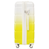 Luggage Set of 3, 20-inch with USB Port, Airline Certified Carry-on Luggage with Cup Holder, ABS+PC Hard Shell Luggage with Spinner Wheels, Lemon Yellow, New Products In Stock Mid May