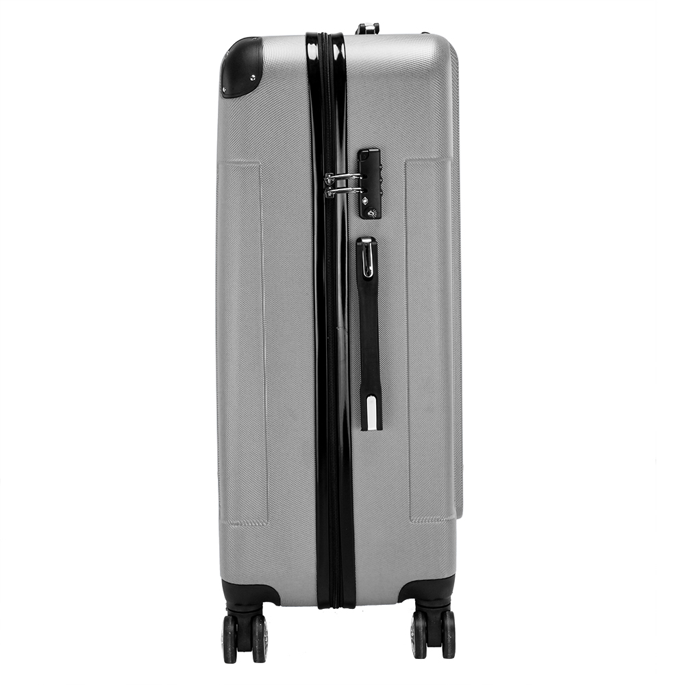 3-in-1 Portable ABS Trolley Case 20" / 24" / 28" Gray
