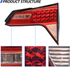 Right Passenger Side Tail Light Fit For 2016 2017 2018 Honda HR-V HRV, Inner Rear Lamp (Right/Passenger Side Inner)